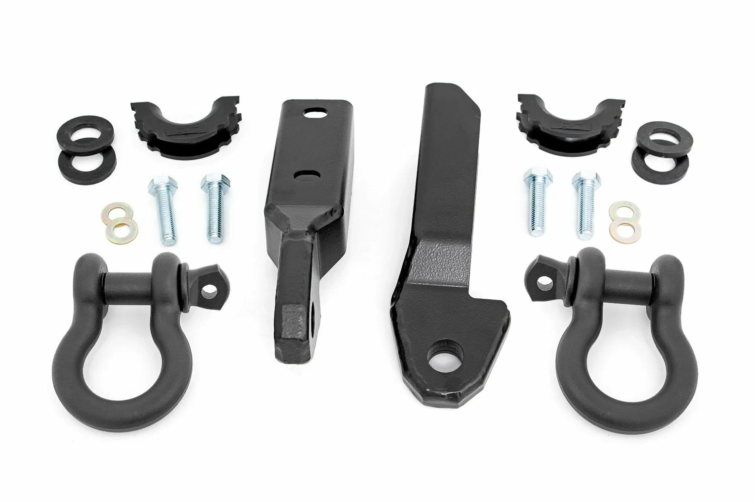 Fits Chevy C1500_K1500 (88-99) Tow Hook to Shackle Bracket D-Ring Combo RS164